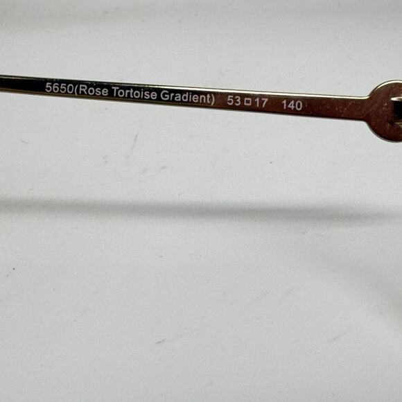 Coach Hc6176 5650 Rose Tortoise Square Eyeglasses Frames 53-17-140 H19821 - Picture 5 of 7
